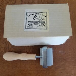Stamp Francisco Rainbow Roller with Wooden Handle for Rubbing Stamping